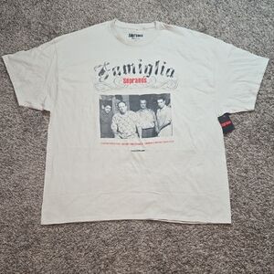 The Sopranos HBO Original Famiglia 3XL Plus Size Graphic Shirt Top Tony Soprano